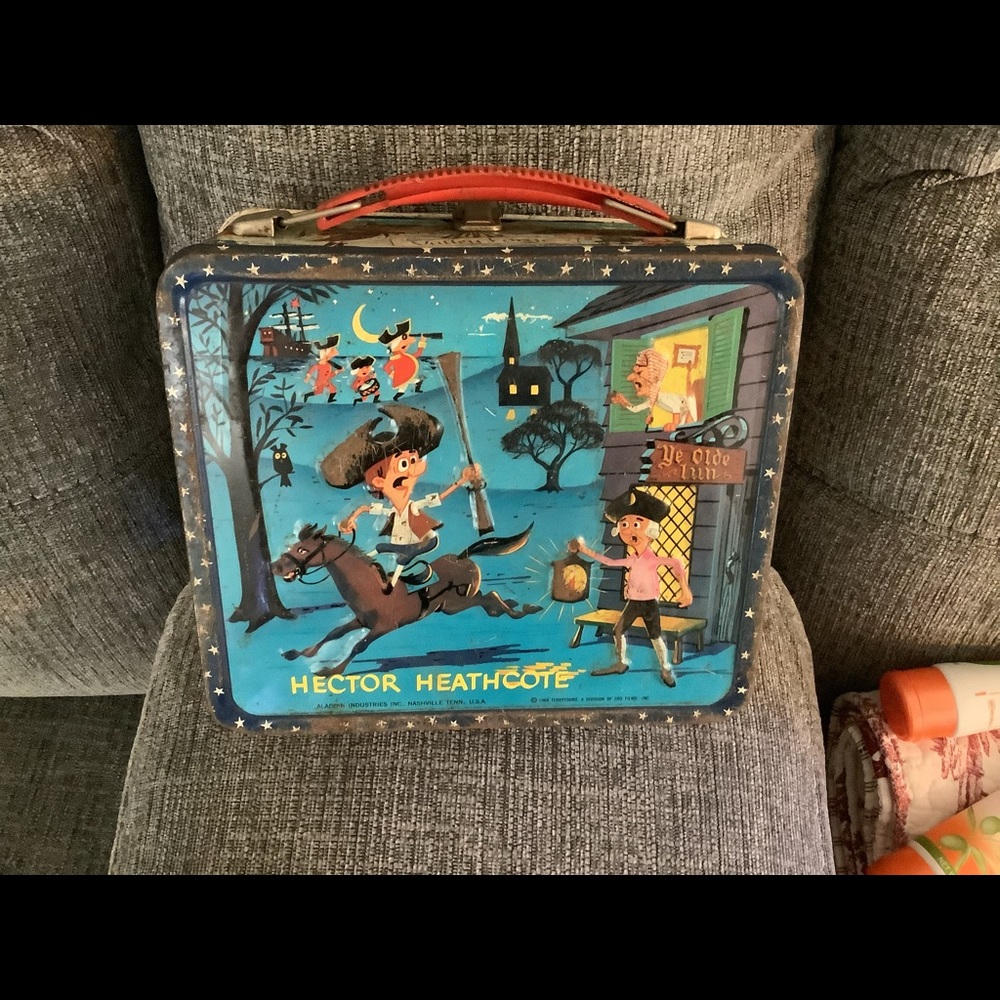 Vintage 1964 Hector Heathcoat lunchbox.
